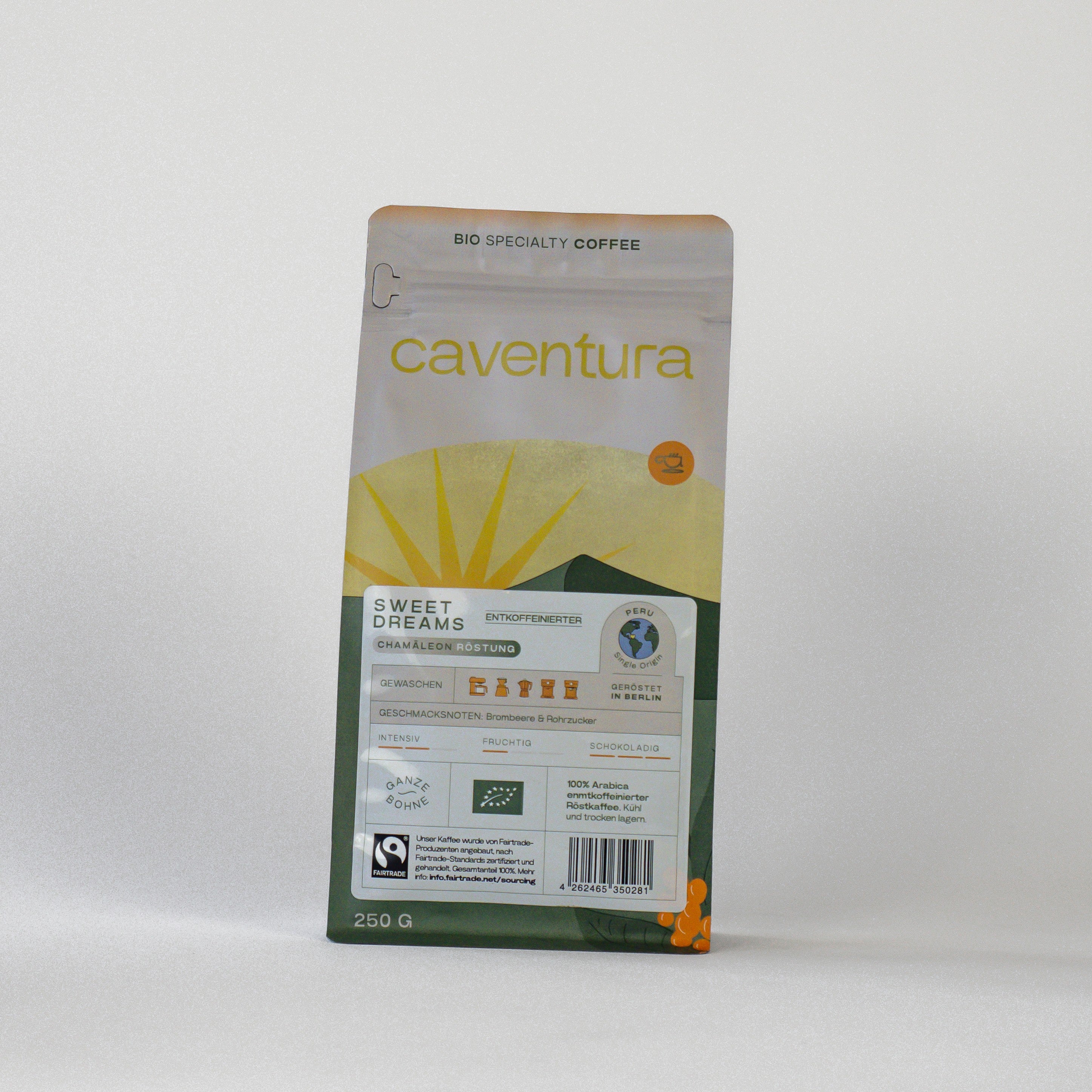 Sweet Dreams — Chameleon Roast — Decaffeinated Organic Fairtrade Specialty Coffee