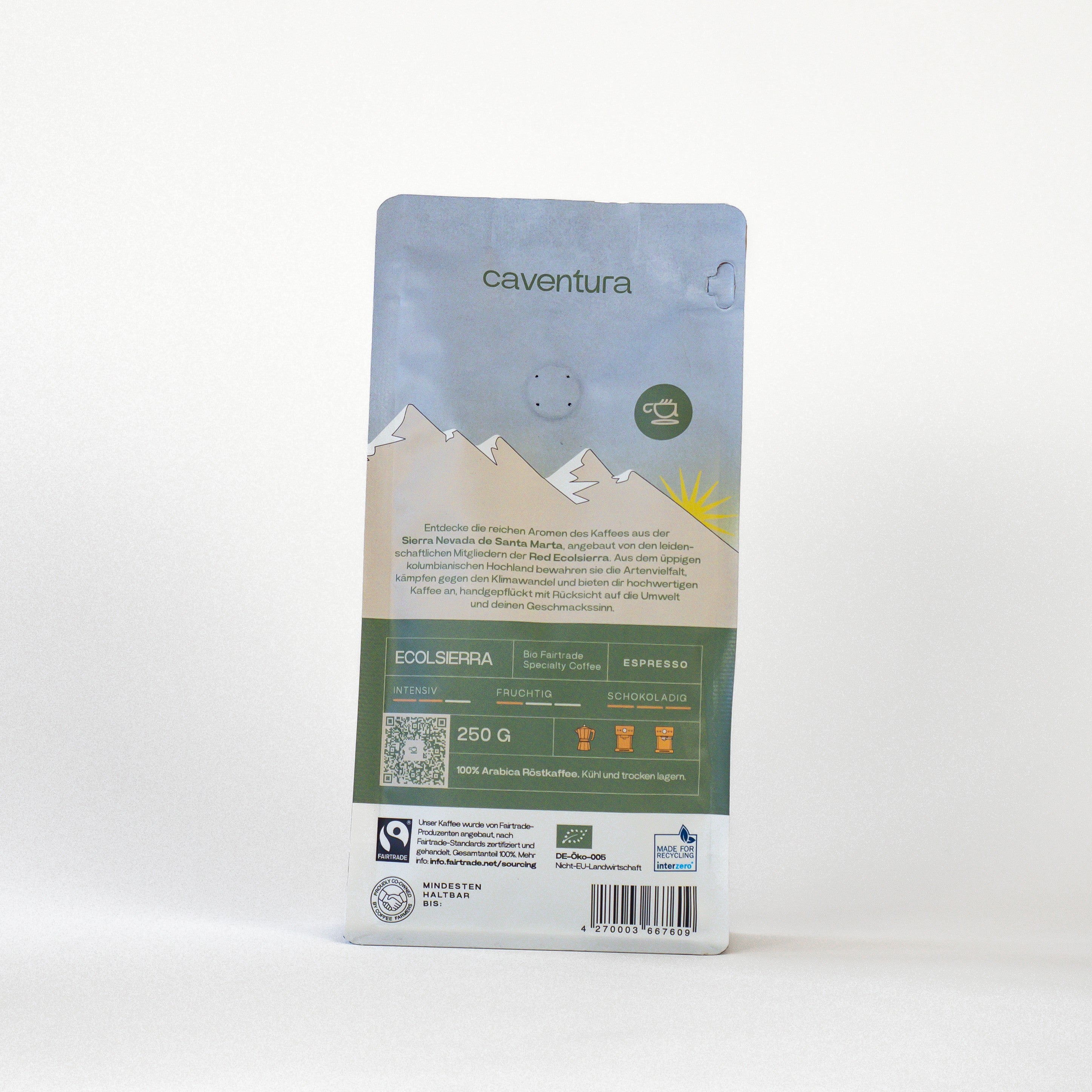Ecolsierra - Espresso - Organic Fairtrade Specialty Coffee 